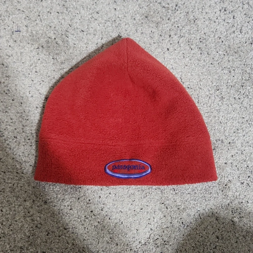 Vintage Patagonia Kids Ree Beanie Red Size Large